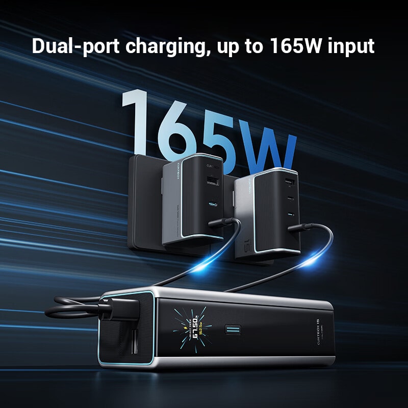 Input Power Bank Ultra Portable Screen Display Charging For Travel And Work 2