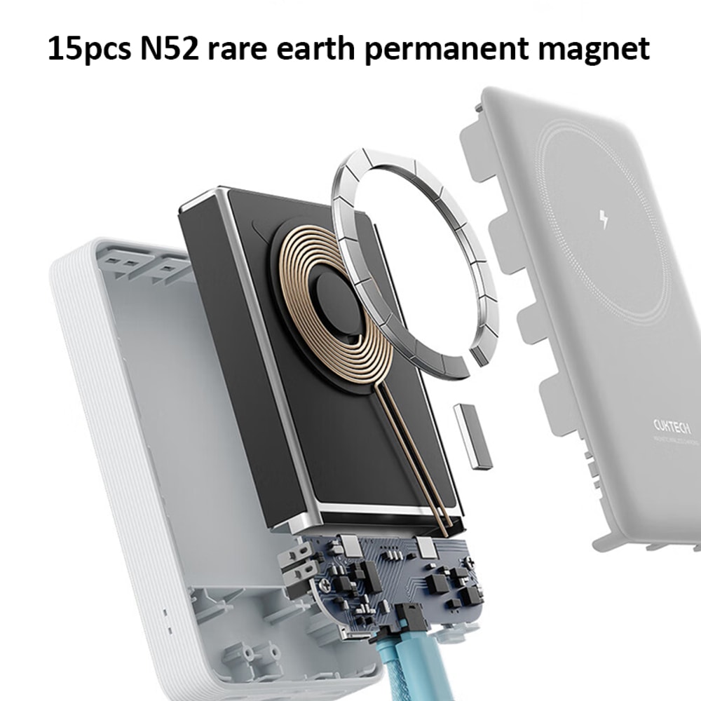 Wireless Charging Powerbank Magnetic Power Bank With Builtin Cable 2