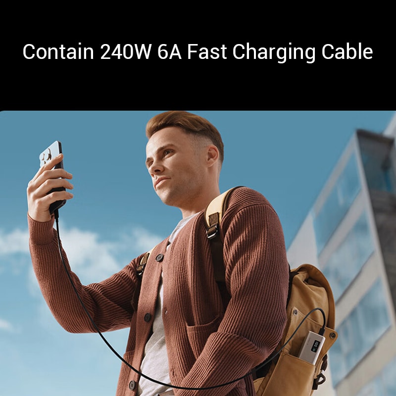 Portable Screen Display Power Bank Port Output UltraFast Portable Charger 1