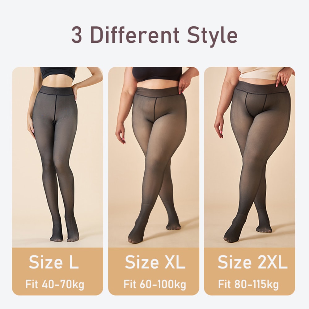 Women Warm Winter Sexy Translucent Pantyhose Thick Thermal Tights Stockings Elastic Slim Leggings 3