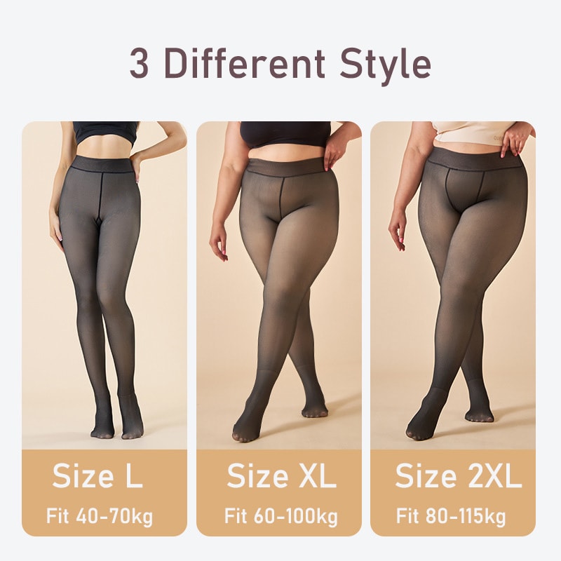 Women Warm Winter Sexy Translucent Pantyhose Thick Thermal Tights Stockings Elastic Slim Leggings 3