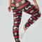 Christmas Print Women Leggings Slim Elastic Bottoms Hip Lifting Tummy Tuck Festive Style Outdoor Ti 1