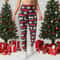 Christmas Print Women Leggings Slim Elastic Bottoms Hip Lifting Tummy Tuck Festive Style Outdoor Ti 4