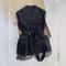 Elegant Office Casual Waistcoat Korean Summer Black Sleeveless Vest Tops For Women 4