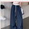 High Street Women's Wide Leg Pants, Drawstring Cargo Pants, Hip Hop Lady's Summer Trousers, Stylish Female Trousers