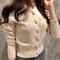 Fashion Women Cardigans Sweater For Autumn Knitted Coat Short Casual Single Breasted Korean Slim Ch 0