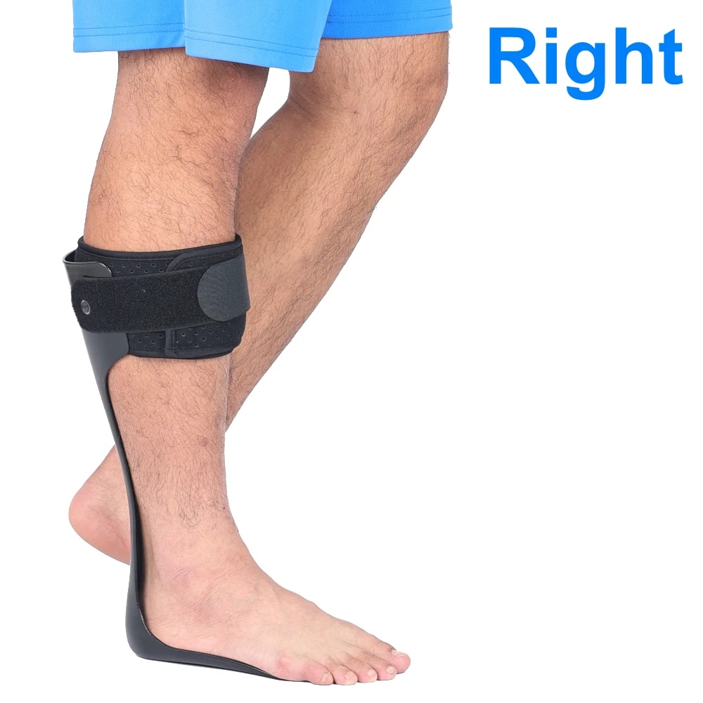 Lightweight Drop Foot Brace Orthosis, Medical Ankle Foot Support Stabilizer, Corrective Foot Drop Brace