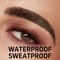 LongLasting Dye Eyebrow Pencil Hairling AntiSmudge Waterproof Large Brush Natural Wild Eyebrow Enha 1