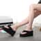 Summer Slippers Platform Beach Shoes, Thickened Bottom Flip Flops Women, Ladies Trendy Slippers Sandals