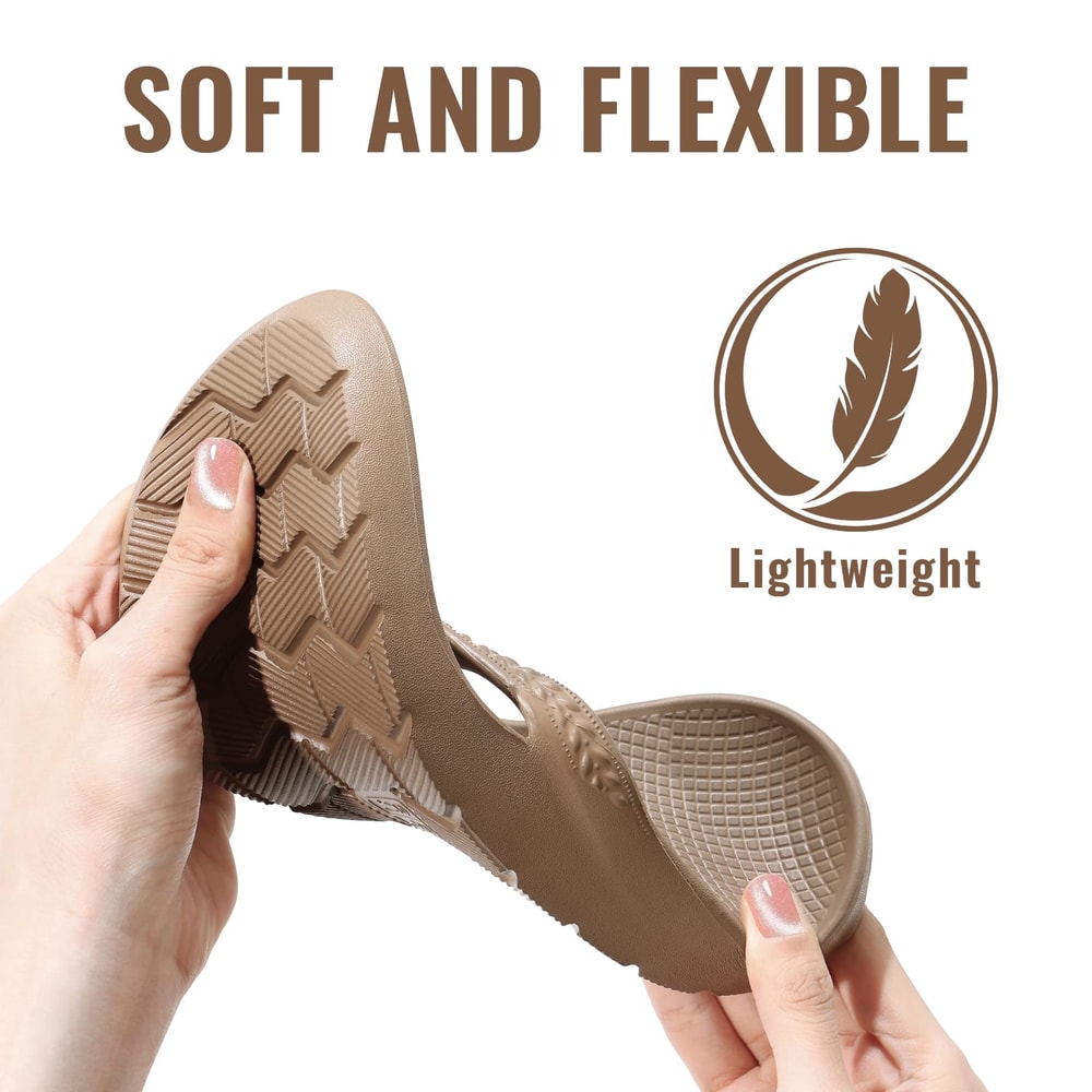 Pallene Womens Orthopedic Flip Flops Arch Support House Sandals Nonslip Summer Outdoor Unisex Beach 3