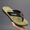 Mens Super Comfortable New Flip Flops Cool Classic Summer Slippers Fashionable Beach Shoes Perfect 2