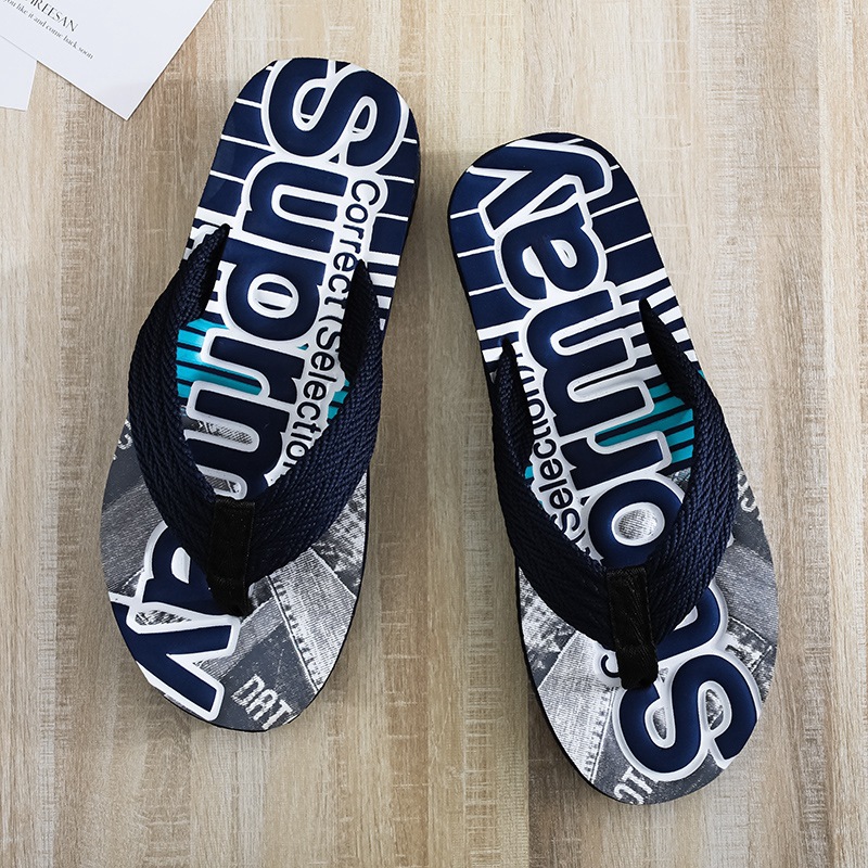 Allmatch Fashion Korean Style Men Man Slippers Personalized Foot Clip Flip Flop New Slippers For Me 1