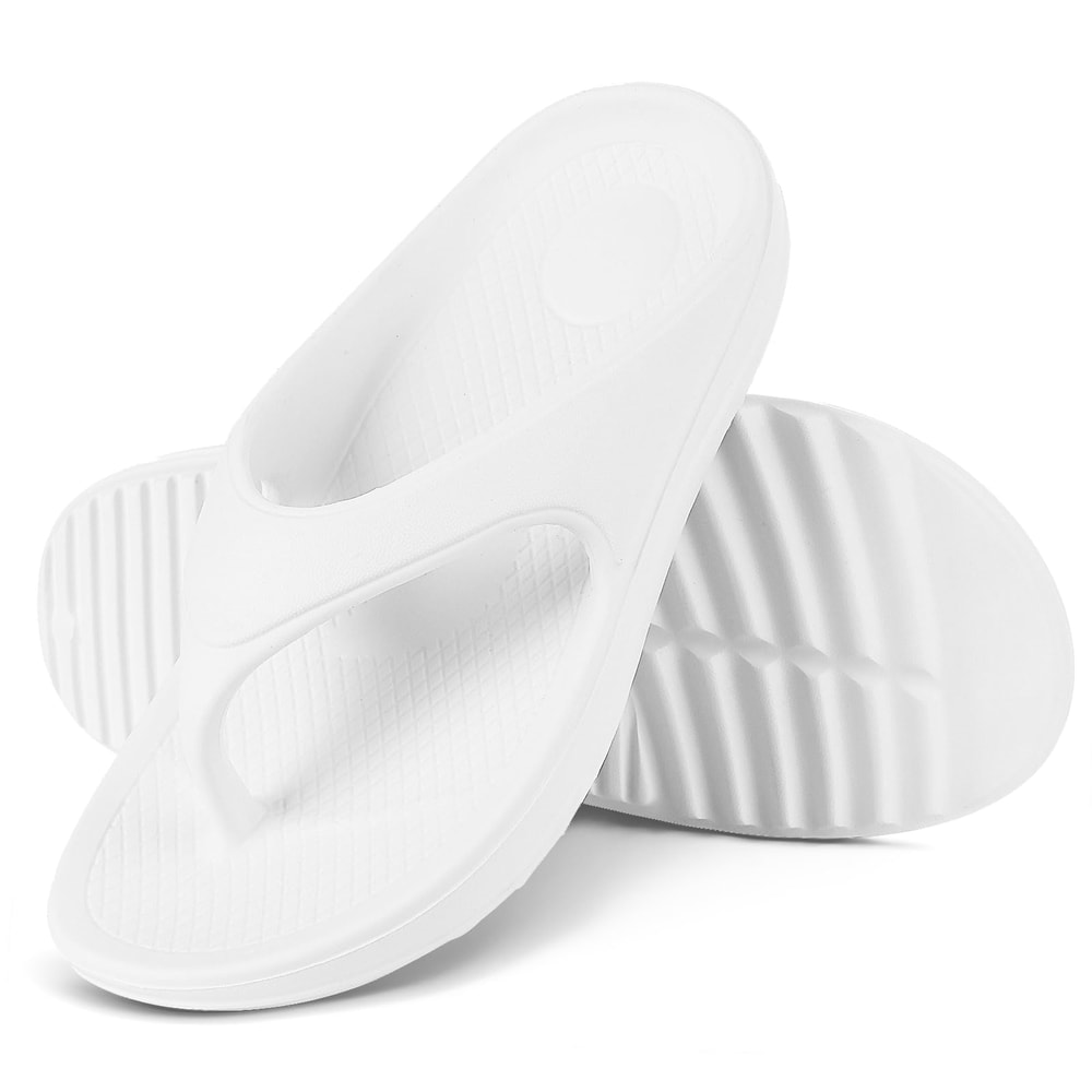 Evshine Women Orthopedic Sandals Arch Support Flip Flops NonSlip Shower Slippers Stylish Unisex Bat 9