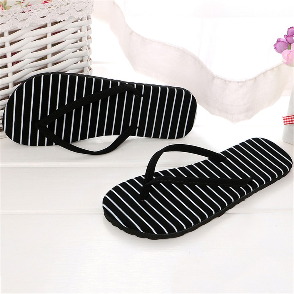 Casual Flip Flops for Women, Non-Slip, Outdoor Beach Shoes, Breathable Fashion Flat Shoes for Summer