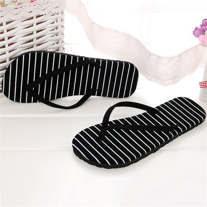 Casual Flip Flops for Women, Non-Slip, Outdoor Beach Shoes, Breathable Fashion Flat Shoes for Summer