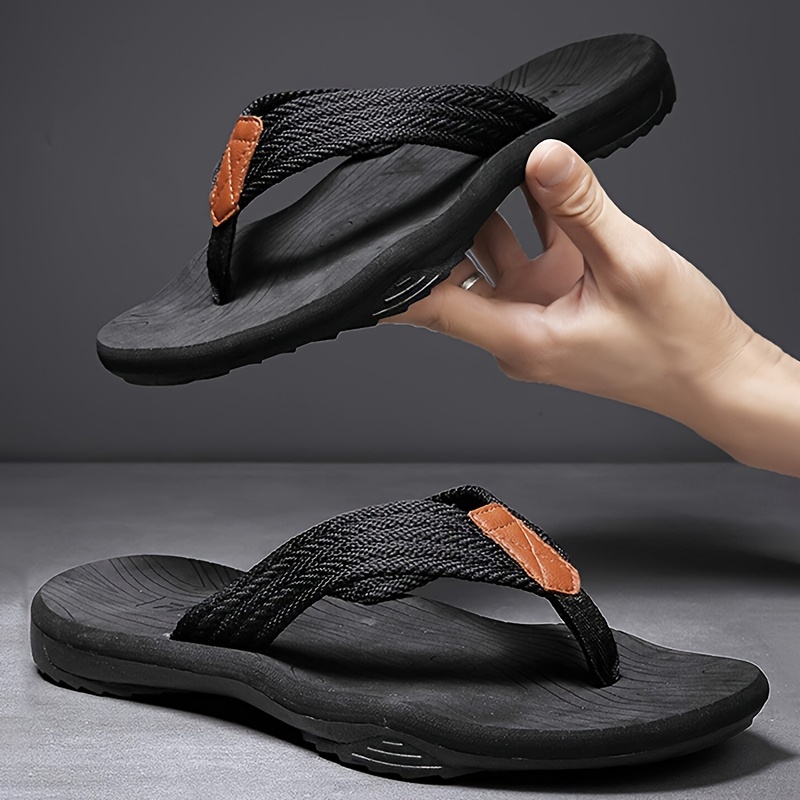 Pmoiste Men Flip Flops Comfortable Slipon Beach Slippers Designer HighQuality NonSlip House Sandals 4