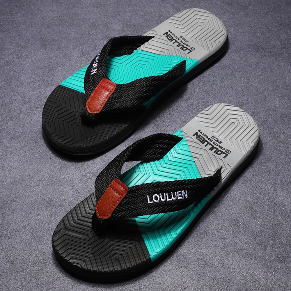 High Quality Hot Sale Men Flip Flops, Casual Beach Slippers, Summer Outdoor Flip Flops, Fashionable Breathable Men Flip
