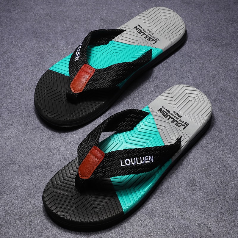 High Quality Hot Sale Men Flip Flops, Casual Beach Slippers, Summer Outdoor Flip Flops, Fashionable Breathable Men Flip