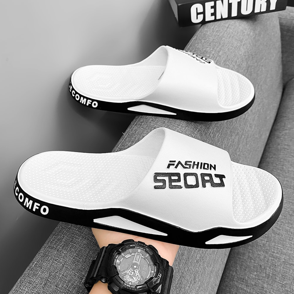 Mens Soft EVA SlipOn Slippers AntiOdor Outdoor Sport Slides Beach Shower Sandals Casual Fashion Sli 8