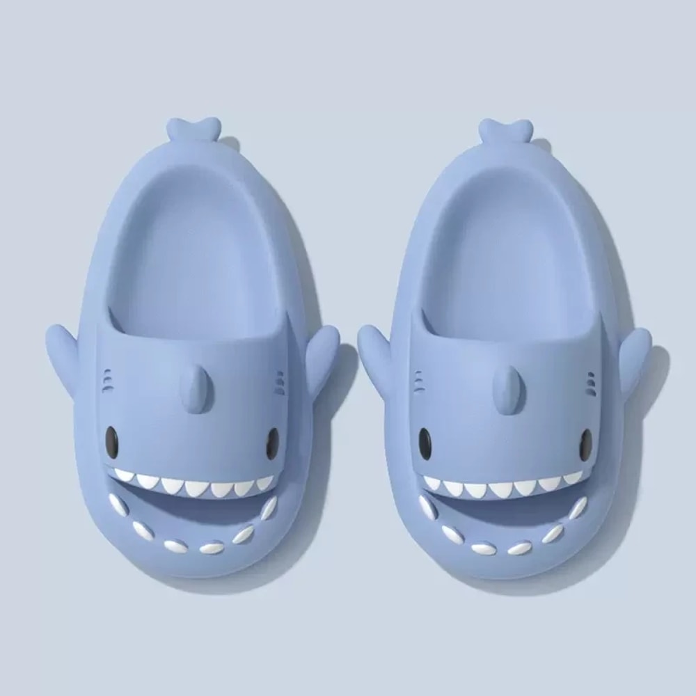 Summer Men Shark Slippers Women Bathroom Slides AntiSkid Flip Flops Soft Beach Sandals Outdoor Coup 1