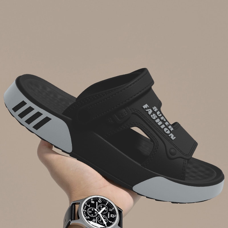 Softsoled Platform Men Slippers Summer Sandals Outdoor Walking Beach Flip Flops Comfortable Home Sh 2