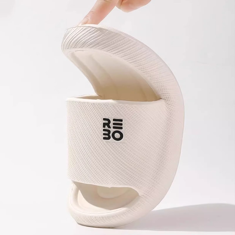 Summer Fashion Slippers For Men Cloud Slippers Home Flat Sandals Massage Flip Flops Indoor Bathroom