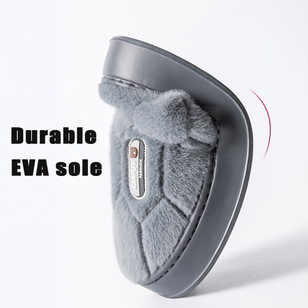 Nonslip Trend Winter Indoor Flip Flops Warm Slippers For Men And Women Soft Casual Home Slides 6