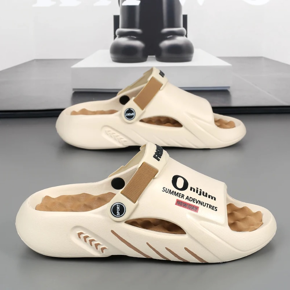 Men Slippers Hot Sale Summer EVA Softsoled Platform Slides Walking Sandals Beach Shoes Outdoor Snea 3