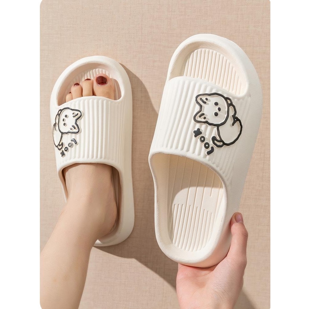 NonSlip Womens Slippers ThickSoled Sandal Slippers Bathroom Bathing Summer Outer Wear 0