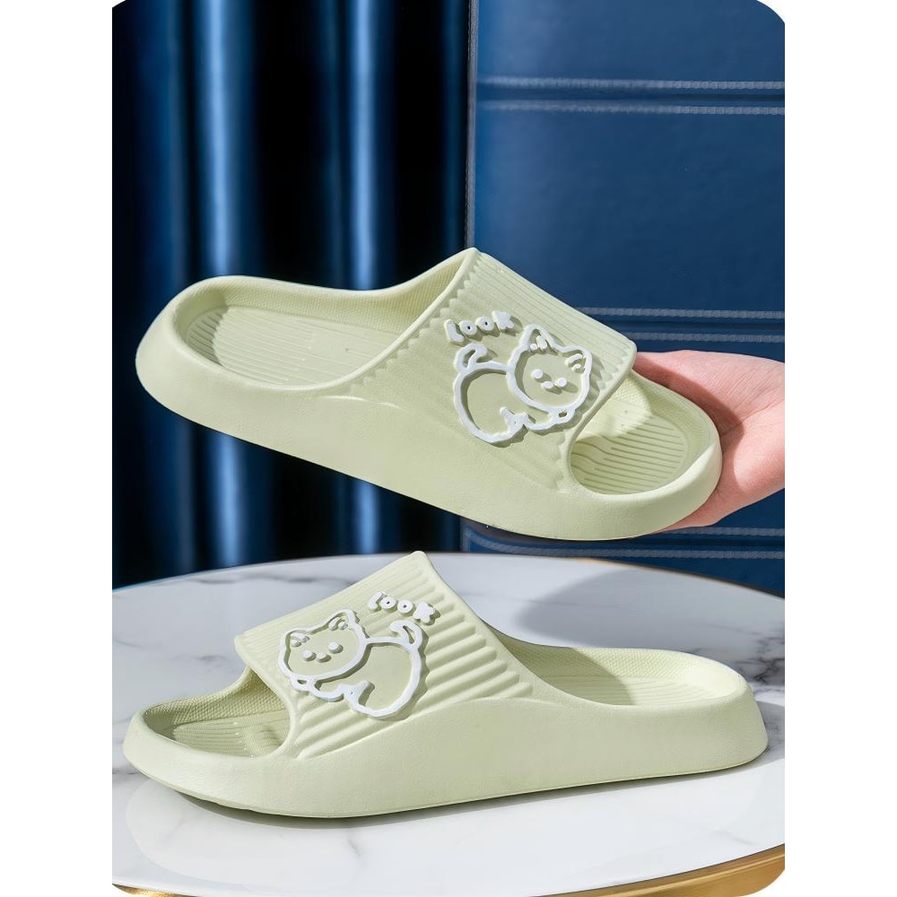 NonSlip Womens Slippers ThickSoled Sandal Slippers Bathroom Bathing Summer Outer Wear 5