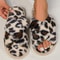 Sexy EVA Light Flip Flops Popular Cross Furry Slippers Female Fluffy Slides Autumn Winter Outdoor F 4