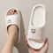Soft Cartoon Sandals Printting Cute Bear Women Slippers Antislip Bathroom Shoes 0
