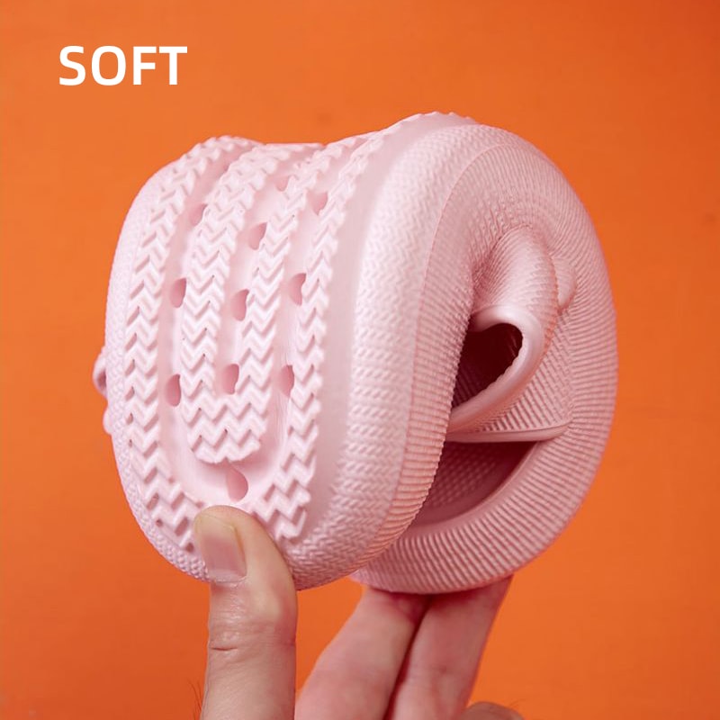 Women Summer NonSlip Beach Flip Flops Fashion Buckle Thick Platform Slippers Eva Cloud Slides 7