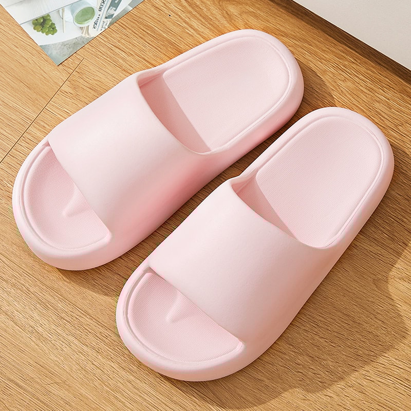 Women Lightweight Platform Slippers, Non-Slip Beach Flip Flops, Comfortable Indoor Slides, Super Soft Shower Shoes