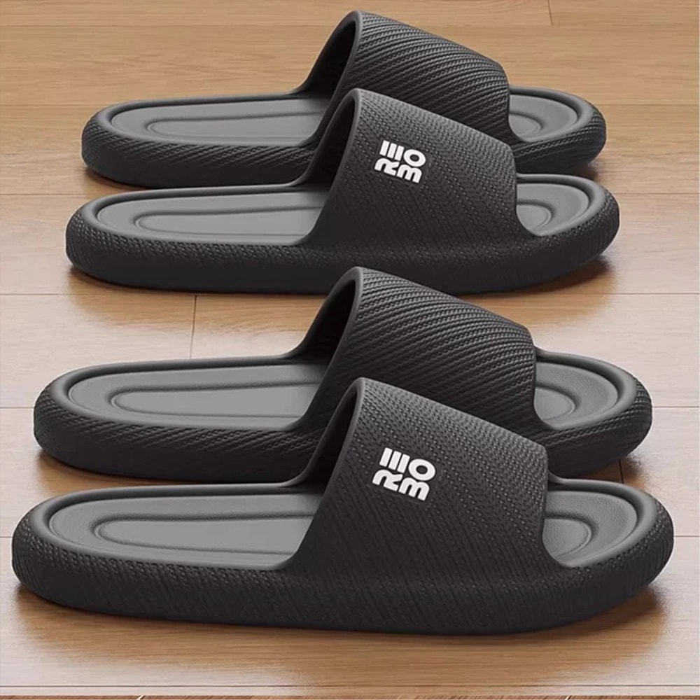 Men Summer Fashion Slippers Comfortable Home Flat Sandals Flip Flops Bathroom Slides Indoor Footwea 0