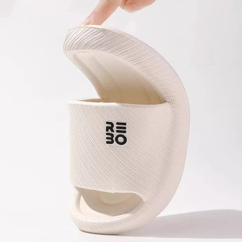 Men Summer Fashion Slippers Comfortable Home Flat Sandals Flip Flops Bathroom Slides Indoor Footwea 3