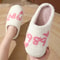 Women New Winter Slippers Soft Seagulls Flat Sandals Christmas Flip Flops Girls Fashion Flowers Cou
