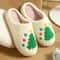Women New Winter Slippers Soft Seagulls Flat Sandals Christmas Flip Flops Girls Fashion Flowers Cou