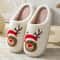 Women New Winter Slippers Soft Seagulls Flat Sandals Christmas Flip Flops Girls Fashion Flowers Cou