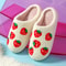 Women New Winter Slippers Soft Seagulls Flat Sandals Christmas Flip Flops Girls Fashion Flowers Cou