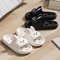 Cute NonSlip Cartoon Women Bathroom Slippers Fashion Leaky Sandals Thick Bottom Slides Quick Drying 2