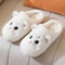 Furry Funny Flat Flip Flop Winter Warm Slipper Women House Lazy Female Thermal Home Shoe 4