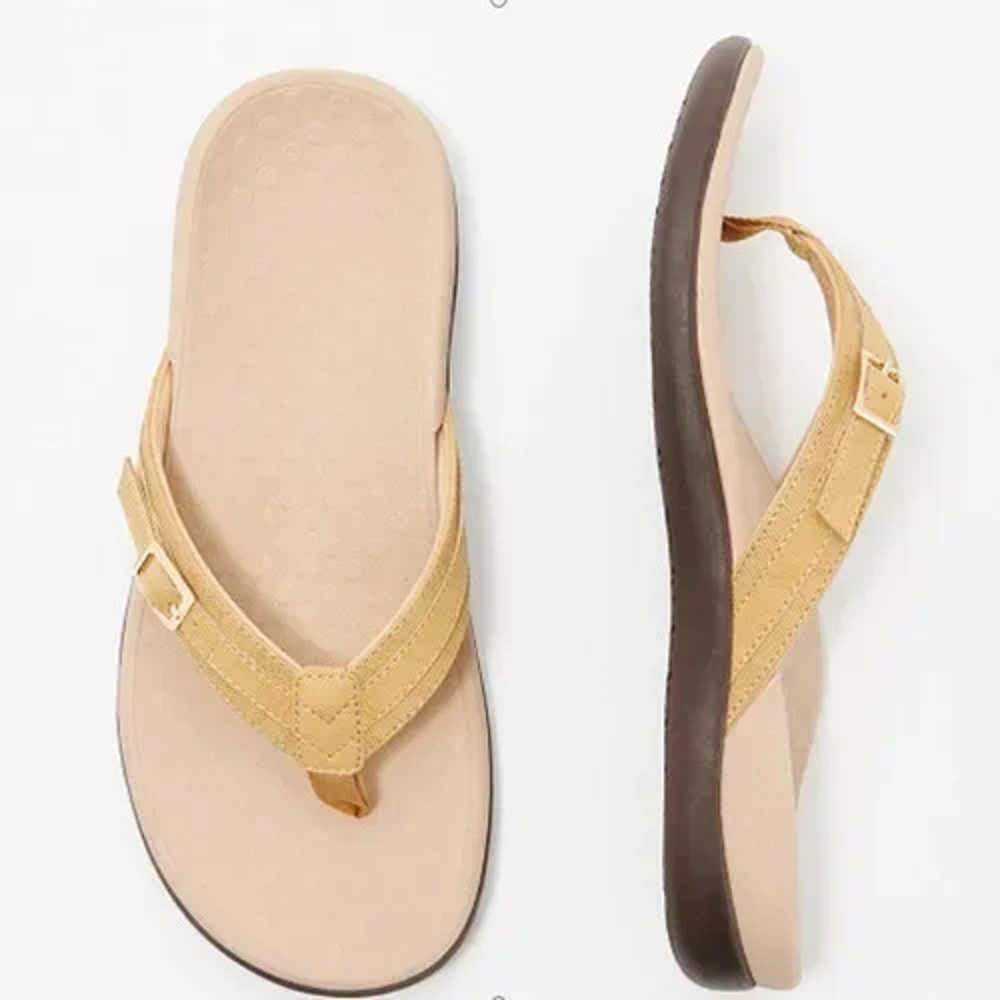 Women Customizable Summer Orthopedic Sandals Casual Flip Flop Comfortable Slippers For Home And Out 9