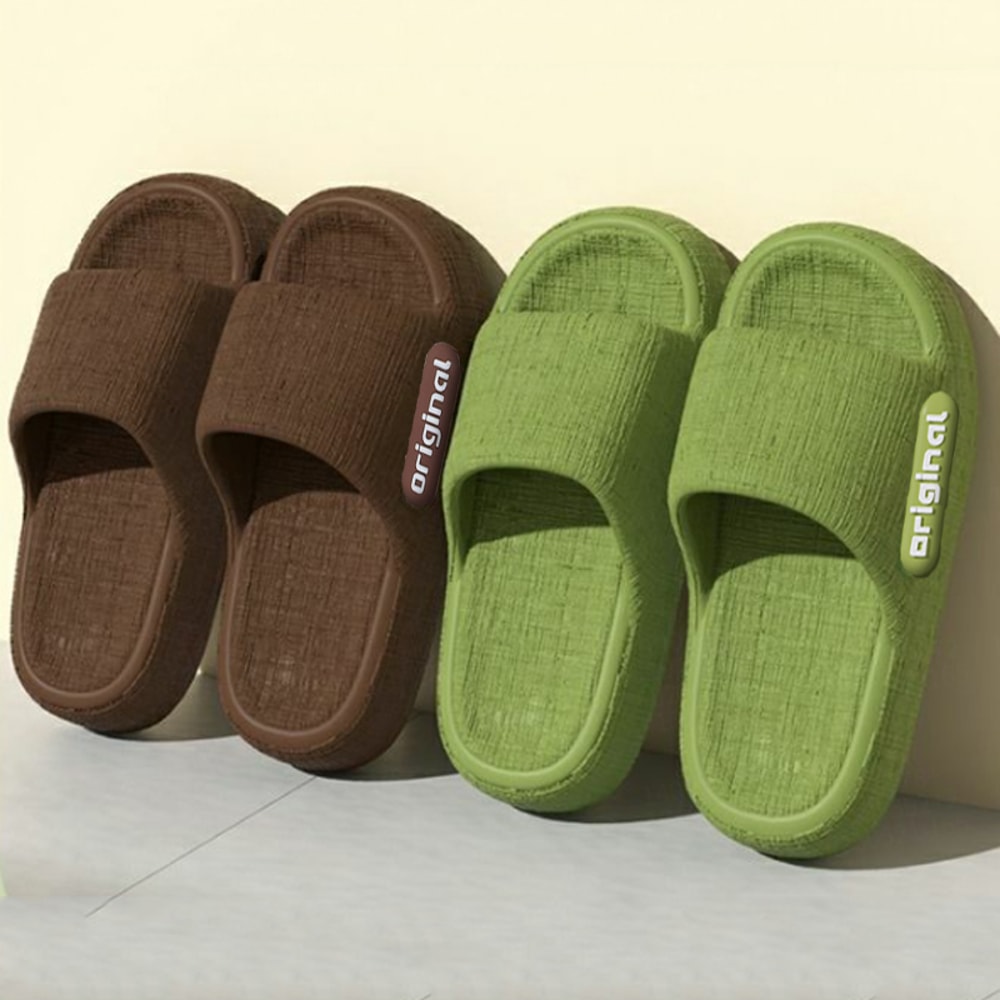 Womens Thick Platform EVA Slippers NonSlip Beach Flip Flops Summer Outdoor Comfort Soft Sole Indoor 4