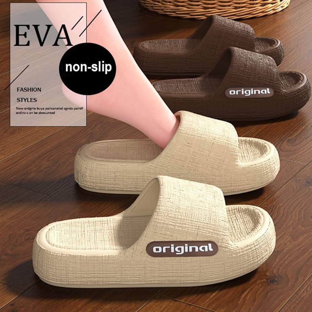 Womens Thick Platform EVA Slippers NonSlip Beach Flip Flops Summer Outdoor Comfort Soft Sole Indoor 6