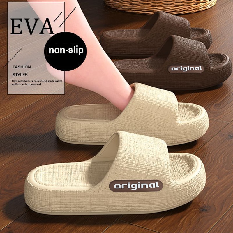 Womens Thick Platform EVA Slippers NonSlip Beach Flip Flops Summer Outdoor Comfort Soft Sole Indoor 6