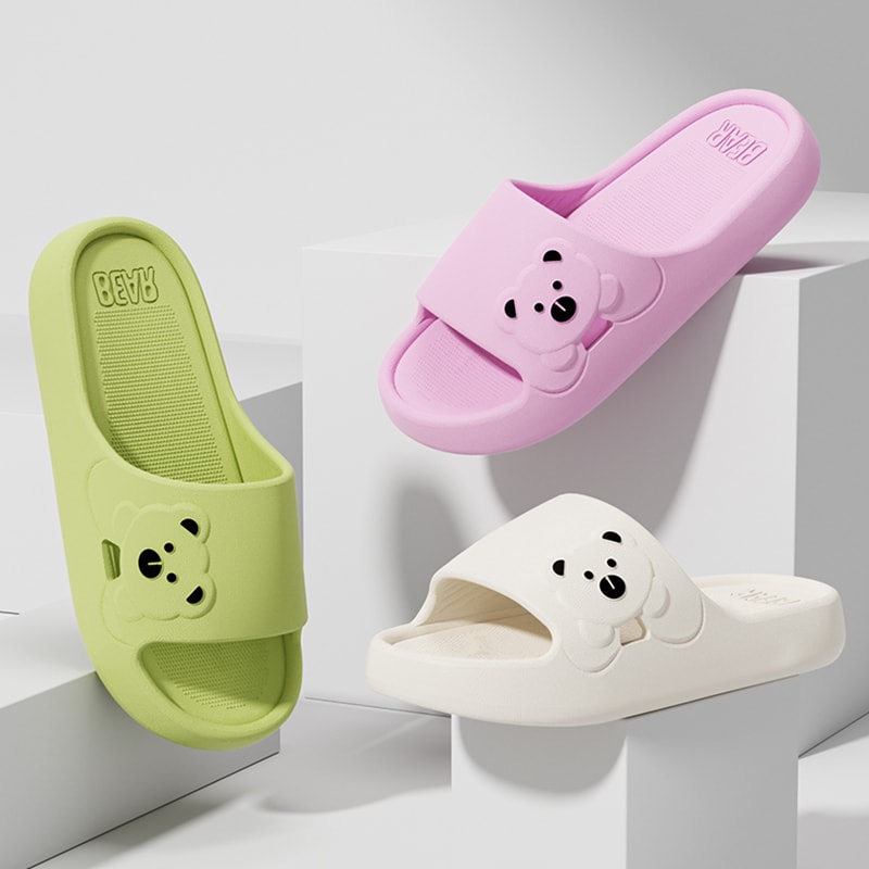 Cute Cartoon Bear Indoor Slippers For Women Lightweight Soft Eva Slides NonSlip Comfort Slippers Fo 8