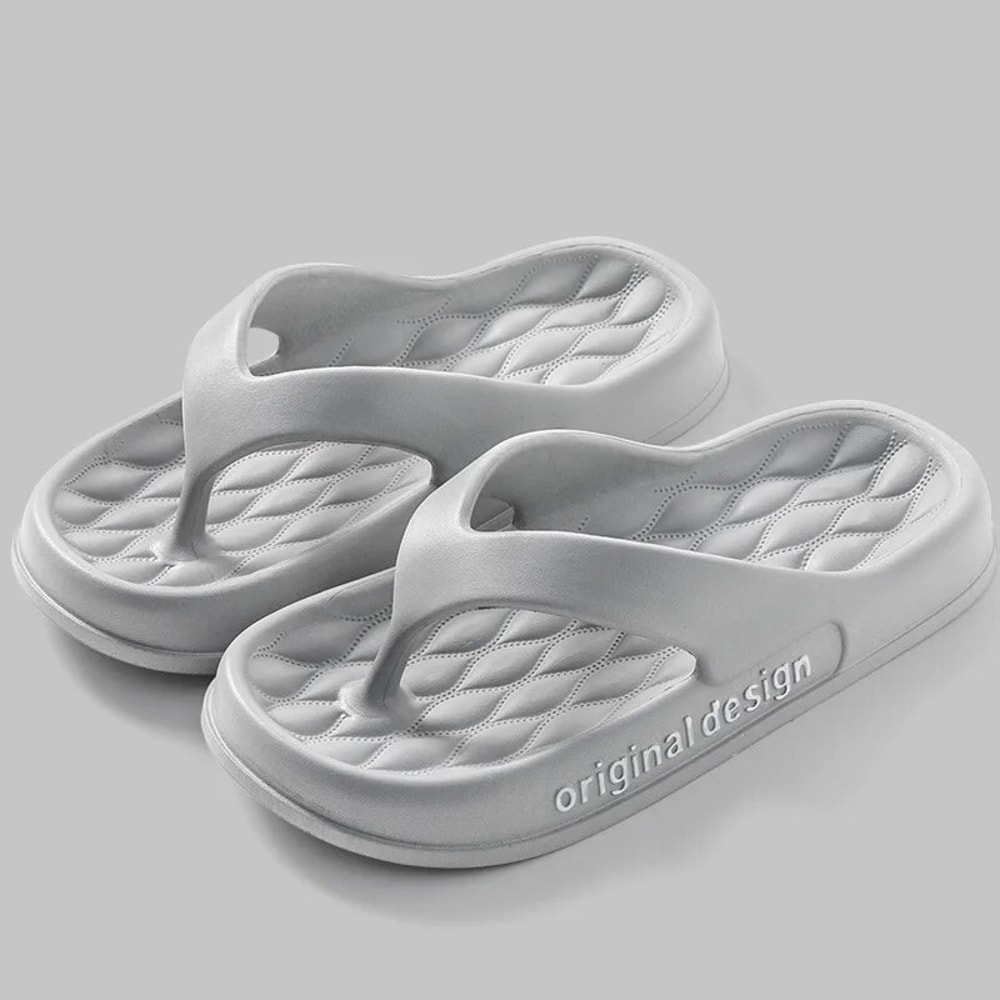 Women's Non-slip Platform Slippers, Solid Color Indoor Flip Flops, Stylish Women's Footwear for Relaxation