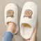 Cute Bear Cotton Slippers For Women Nonslip Slides Plush Warm Winter Indoor Sandals Home Flip Flops 3