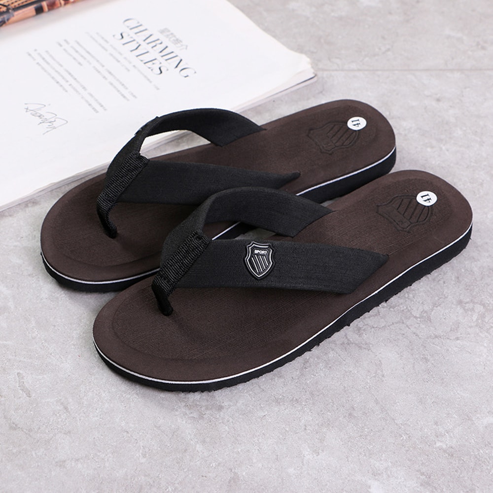 Mens Slippers Hot Sale Men Flip Flops Beach Sandals Nonslip Fashion Hombre Casual House Slippers Hi 0